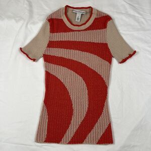 Cotton By Autumn Cashmere‎ T-Shirt Baby Graphic XSmall Latte & Apple